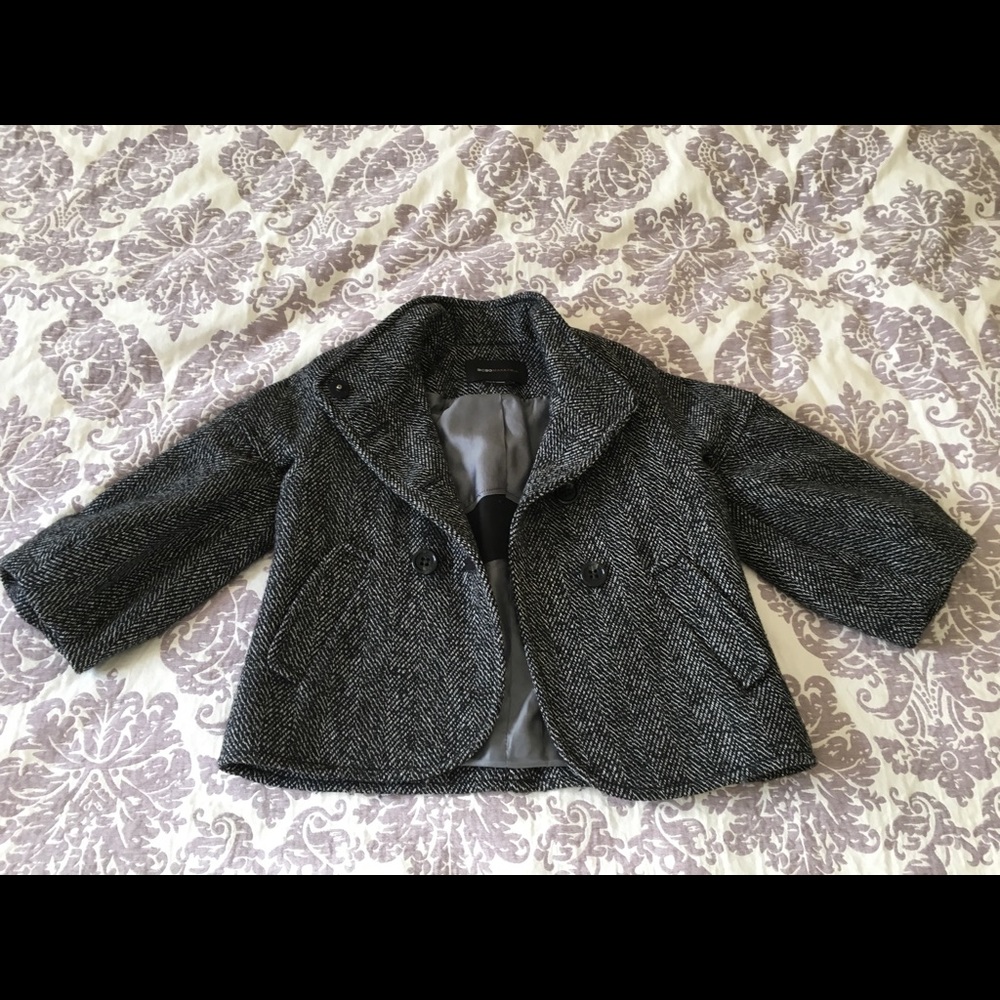 BCBG women xs wool bell sleeve coat